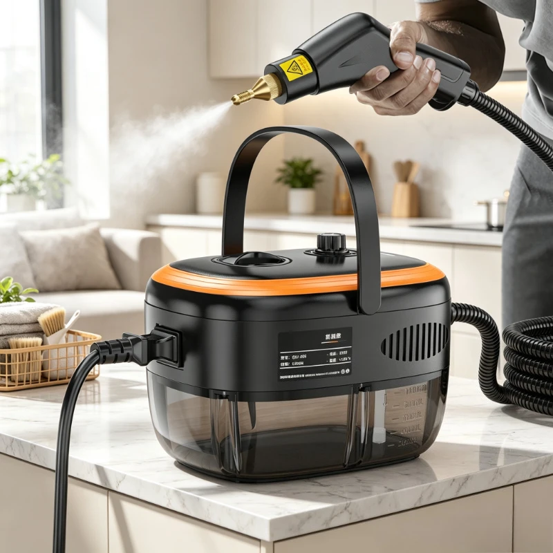 High Pressure Steam Cleaner Portable Home Cleaning Machine for Kitchen Range Hood Car Air Conditioner Bathroom Use 스팀 청소기