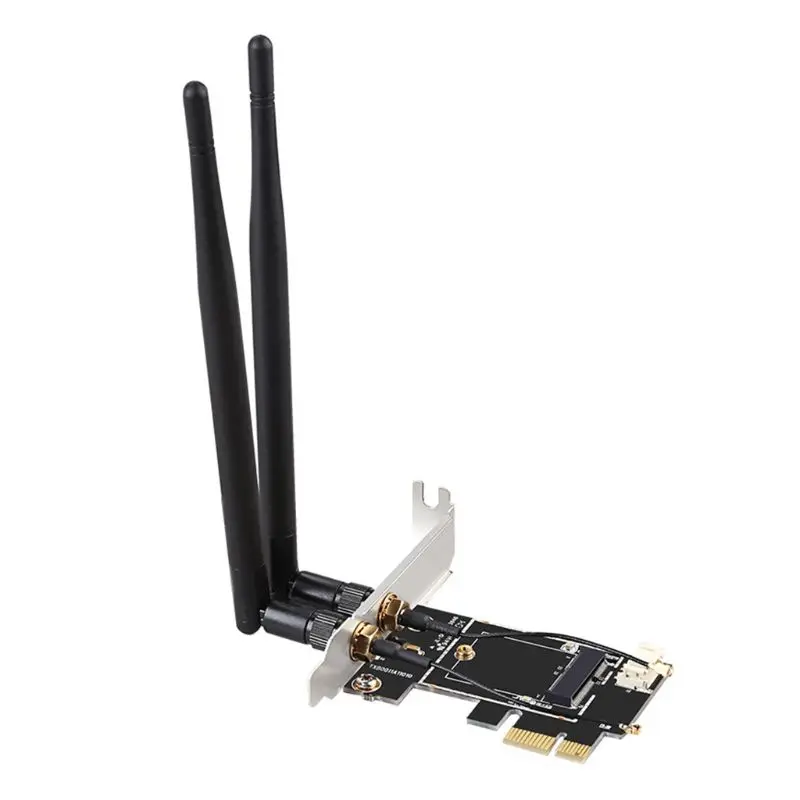 PCI NGFF M.2 WiFi 무선 모듈 어댑터 카드, PCI 1X 키 어댑터