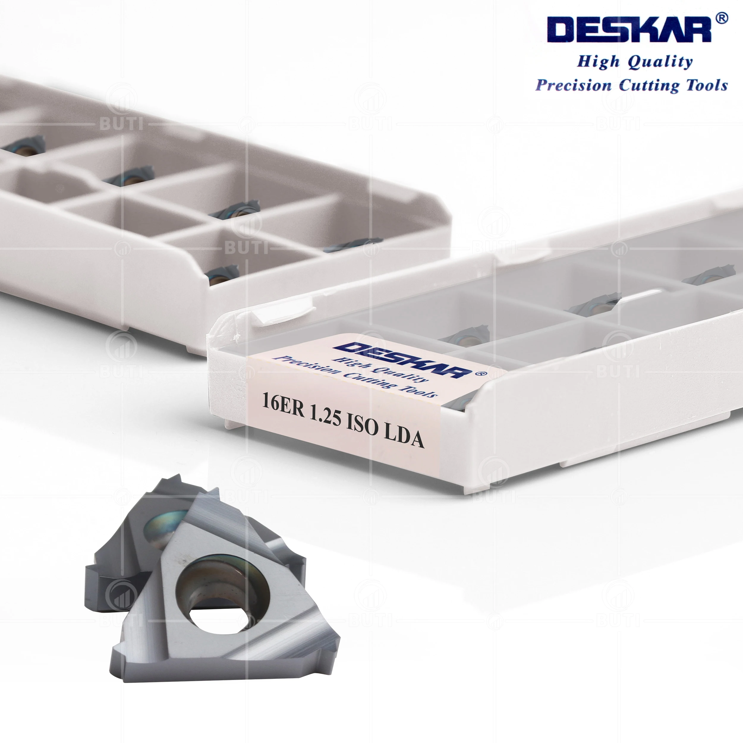 DESKAR 100% Original 16ER 16IR 0.75 1.5 1.25 2.0 3.0 ISO LDA Threading Cutter Tool CNC Lathe Thread Turning Tools Carbide Blades