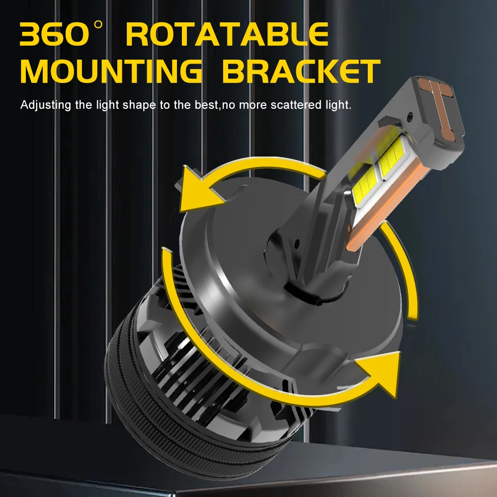 BMTxms 2Pcs H7 H9 H11 9012 9005 9006 HB3 HB4 H4 9003 LED Headlight Car Light Bulb For for volvo s60 s70 s80 xc90 xc70 xc80 xc60 - view 5
