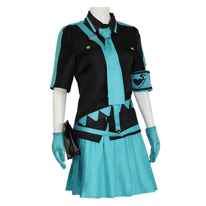 

2025 aaa Miku Koi Wa Sensou Cosplay Costume Black Version Workwear Love is War Project Sekai Colorful Stage Halloween Outfits