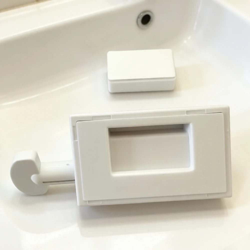 Wall Mount Manual Toothpaste Squeezer, Snap-on Not Magnetic, Fits Toothpaste, Facial Cleanser & Cream