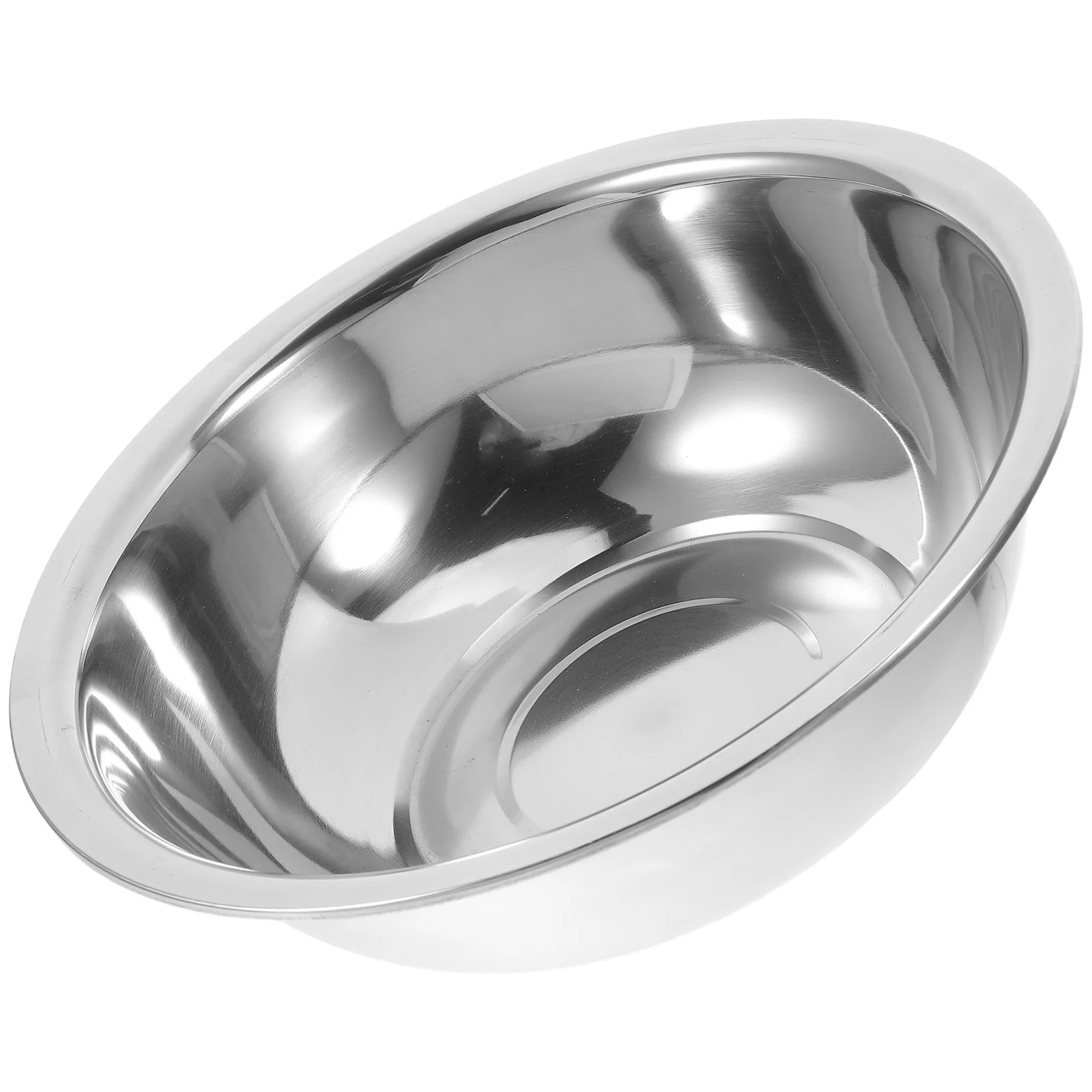 

29Cm Stainless Steel Foot Soaking Basin Multi-Function Deep Laundry Wash Tub Face Bath Bowl Portable Durable Lightweight Home