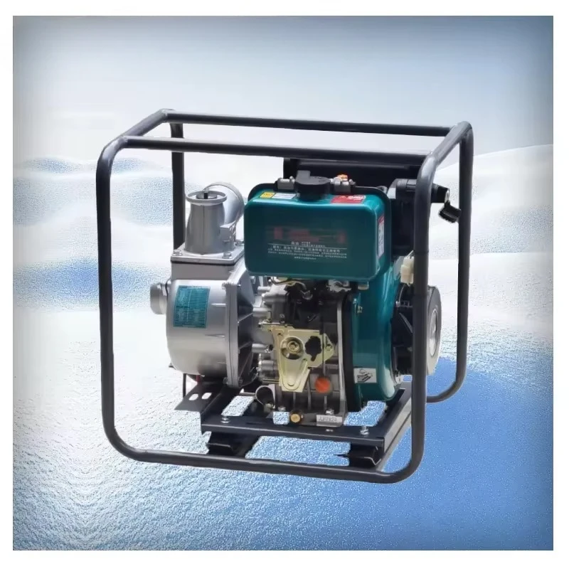 3 Inch 6.5hp High Pressure Electric Start Small Portable Diesel/ Engine Self-priming Agricultural Water Pump