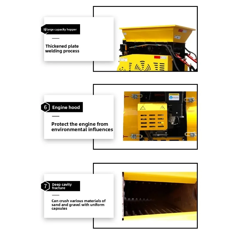 便利な移動式ジョークラッシャー、小規模で砂利のリサイクルに最適