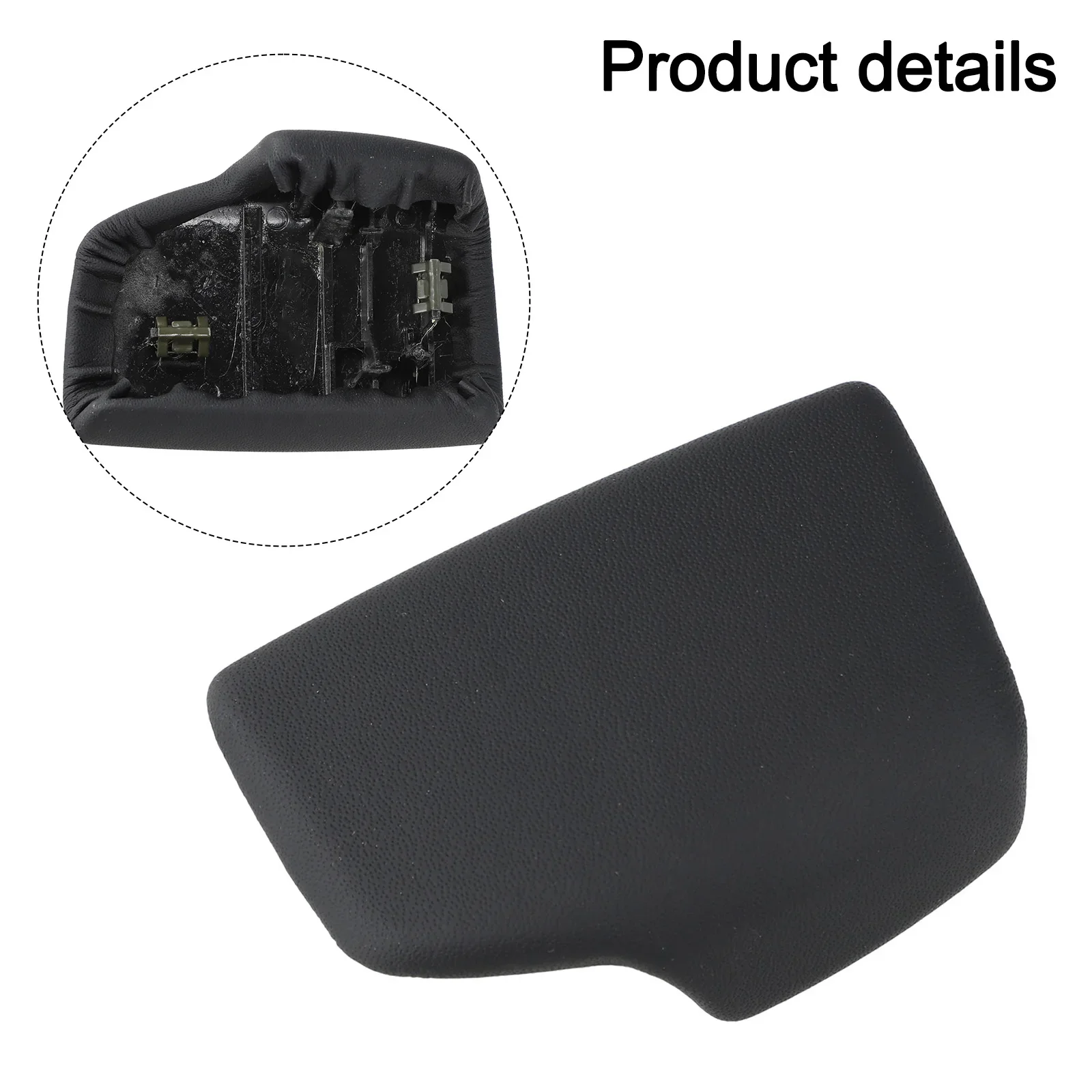 

Car Interior Accessory LHD PU Leather Direct Replacement Easy Installation LHD Fitment Stylish Design Shift Knob Cover Accessory