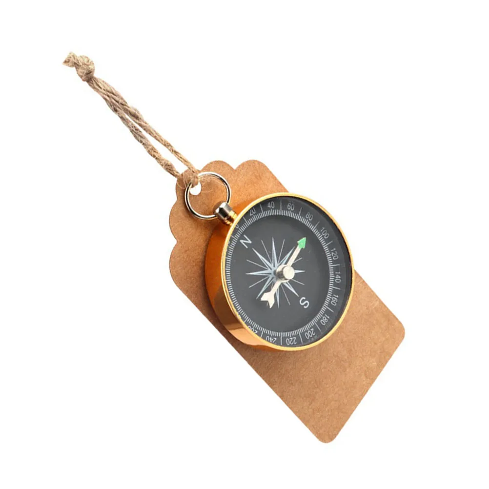 

5pcs Mini Compass Party Decorations Premium Metal Wedding Theme Pendant Keychain Gifts Portable Kitchen Bar Accessories