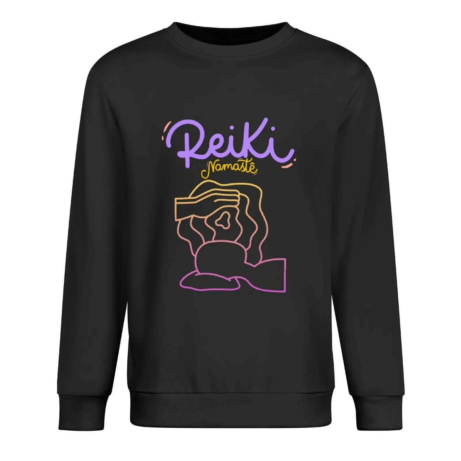 

Reiki Healing Pullover korean autumn clothes autumn clothes men's sweat-shirt set anime clothing new in sweatshirts