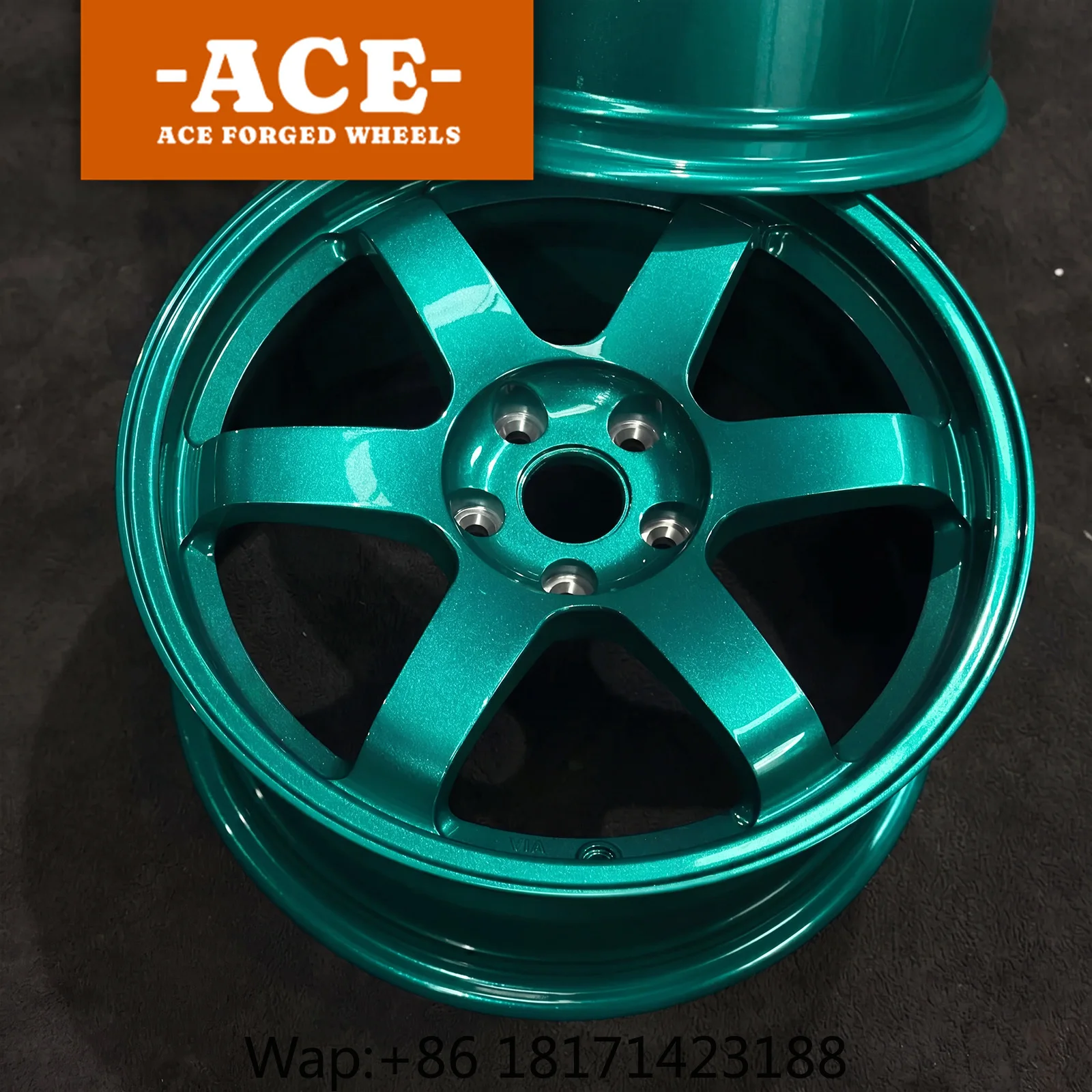 【Hot】Factory TE37 Design 5‑Spoke Deep Dish Custom Alloy Wheels 15 17 Inches Sport Rims for BMW for Range Rover for Land Rover