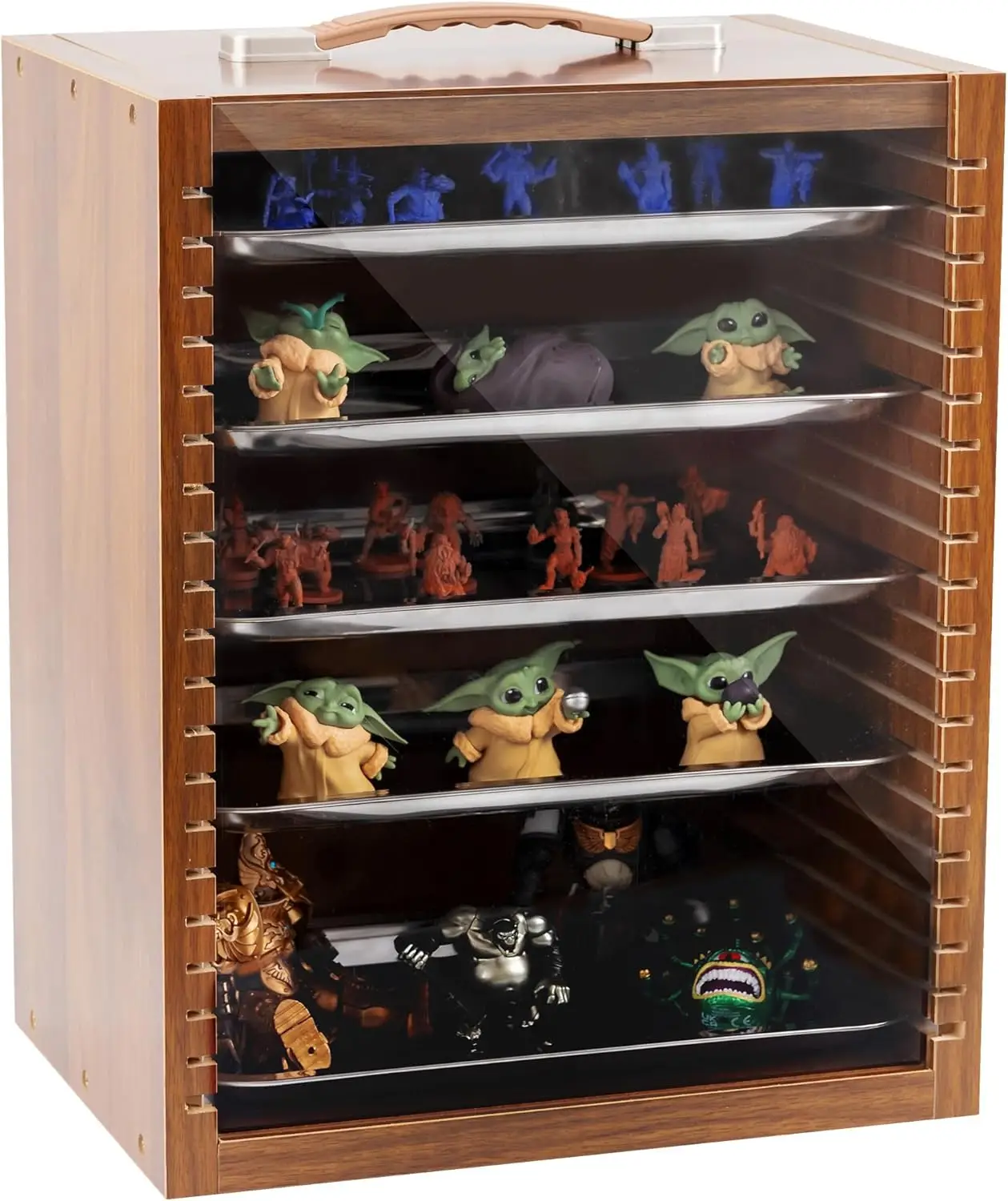 

Miniature Carrying Case for Collectibles | Display & Transport Box for Figurines