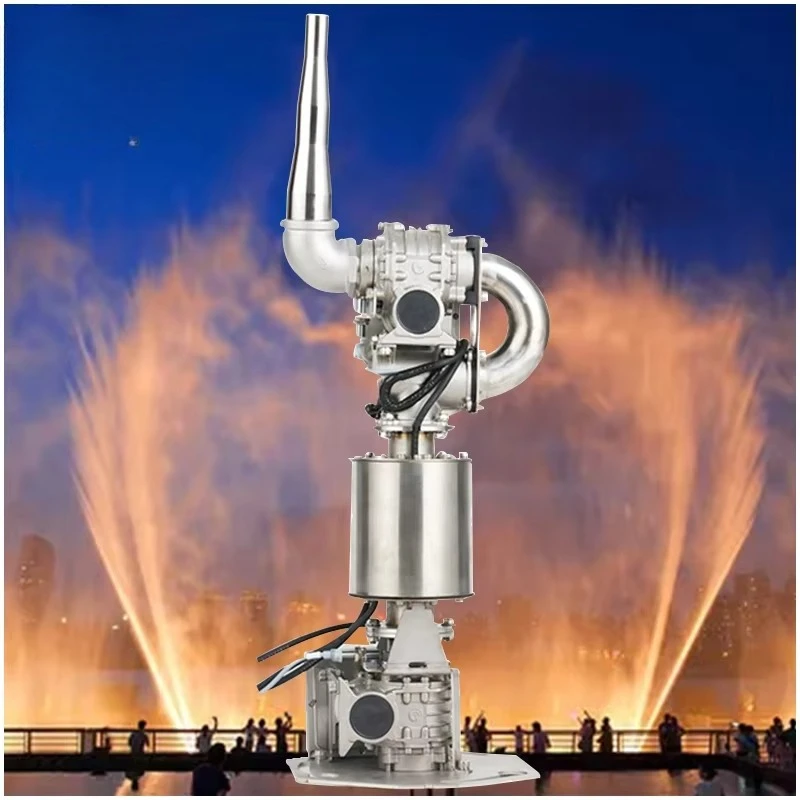 제조업체 공급 야외 디지털 음악 댄스 폭포 집중 분사 노즐 3D 스윙 중공 분수 노즐
