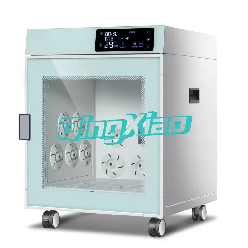 

Automatic White Pet Hair Dryer Machine Smart Large Automatic Blower Drying Grooming Machine For Small Animals Pet Cleaning