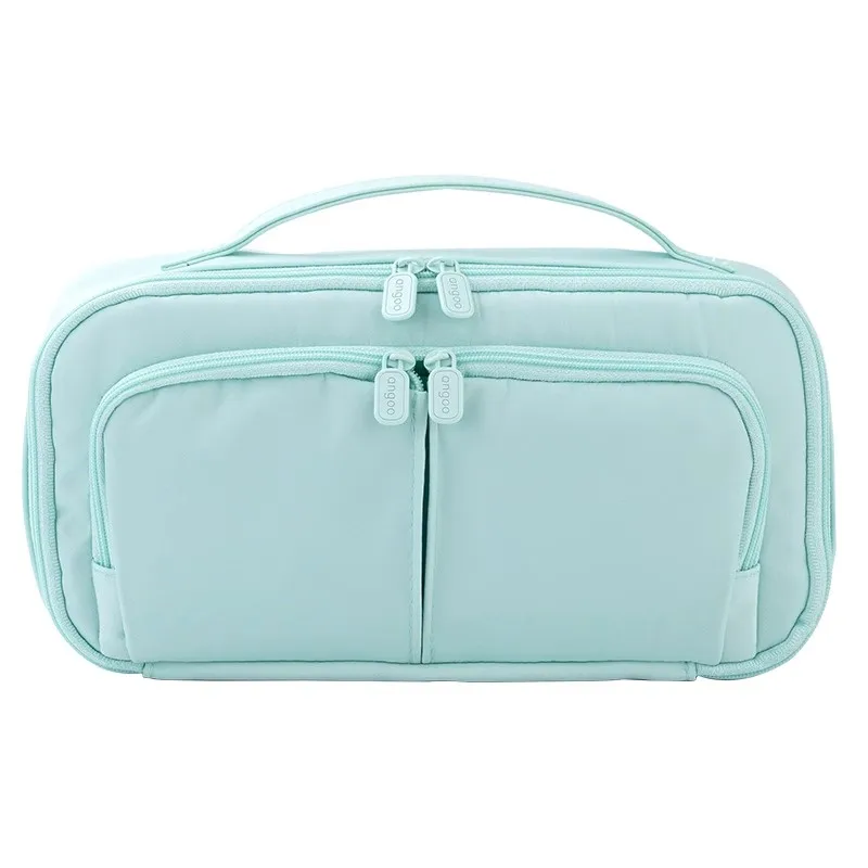 

Сплошной цвет, пенал-держатель, сумка для ручек, канцелярские принадлежности, подарочная коробка, черный, розовый, сумка для карандашей, школьные принадлежности, органайзер INS, линейка, стирание