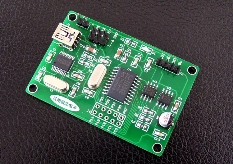 DAC Module USB To Serial Port Conversion Module TLC5615 Single Chip Development Board Industrial Control Board