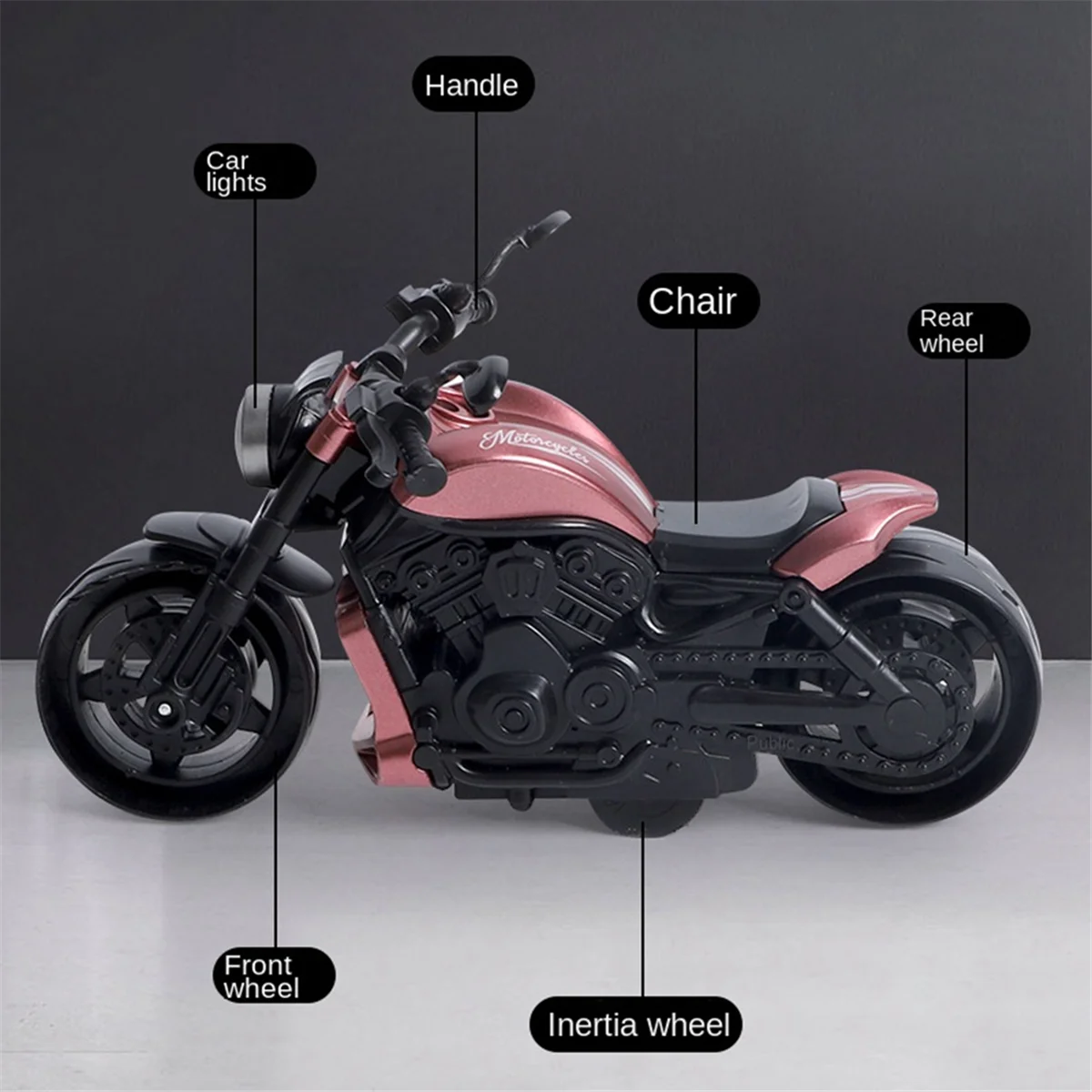 Modern A Toy Motorcycle,Pull Back Motorcycle Toy, 1:12 Motorcycle Model