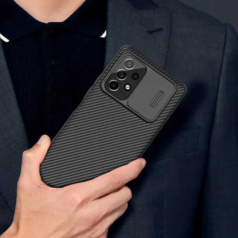 삼성 갤럭시 A53 5G 휴대 전화 보호 케이스 커버, 안티 엿보는 안티 스크래치 보호 프레임, 후면 렌즈 커버