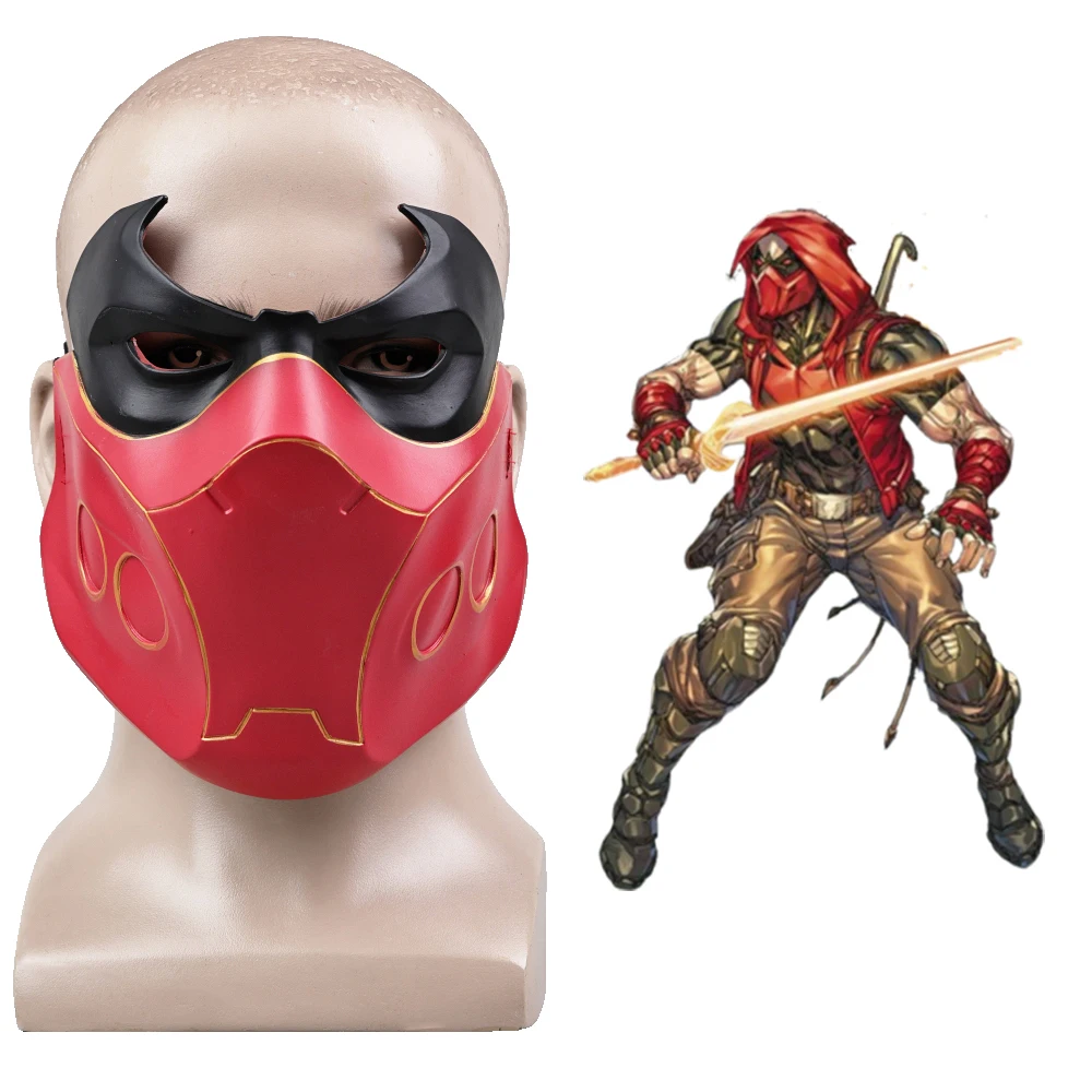 Cosplay Masks Batman Red Hood Robin Jason Todd Masks Superhero Halloween Mask Helmets Masquerade Carnival Props Foradult Man