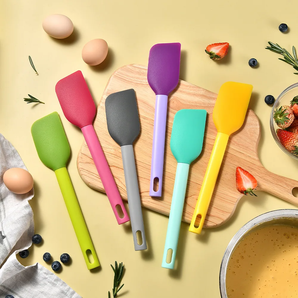Large Silicone Kitchen Scraper, All-in-One Baking Tool, Cream Cake Spatula, Soft Spatula, Small Jam Knife