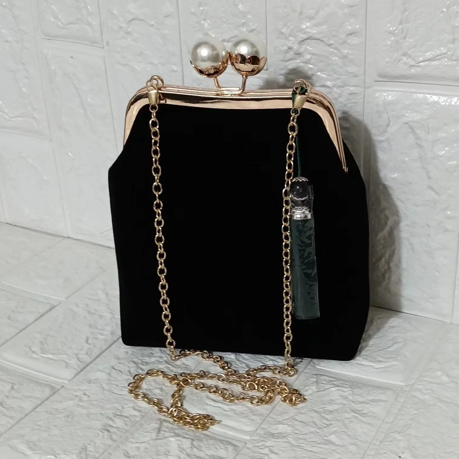 Osłona w stylu Vintage torebki torba z zamkiem damskie torebki torebki łańcuszek damskie torba na ramię Crossbody