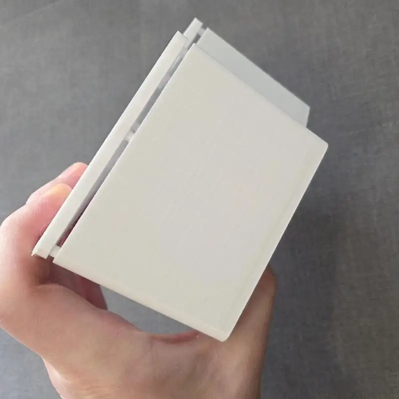 A2BE Desktop Sorting Tray Storage Box with Two Compartments for Small Parts Storage