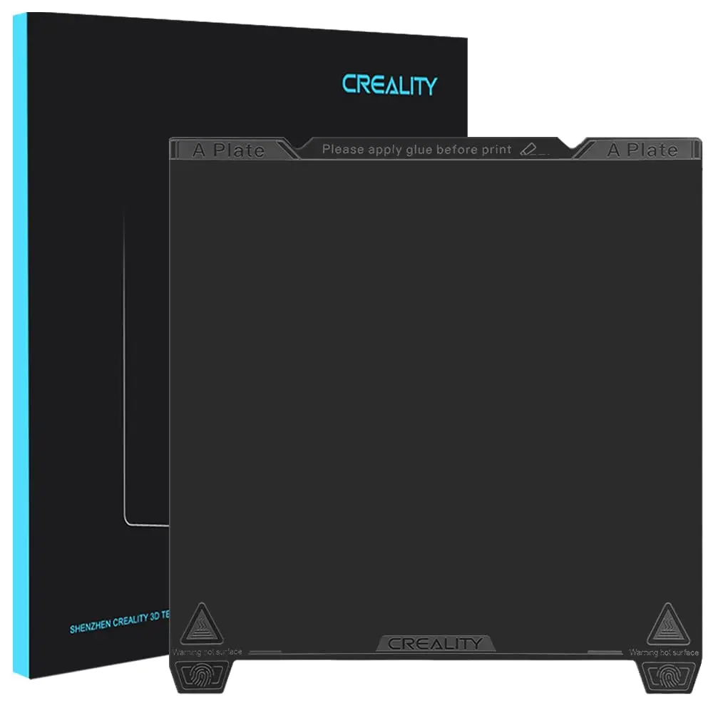 

Creality Official K1 Max Build Plate PEI Sheet, 315x310mm Smooth Removable Flexible Spring Surface Excellent Heat Resistance