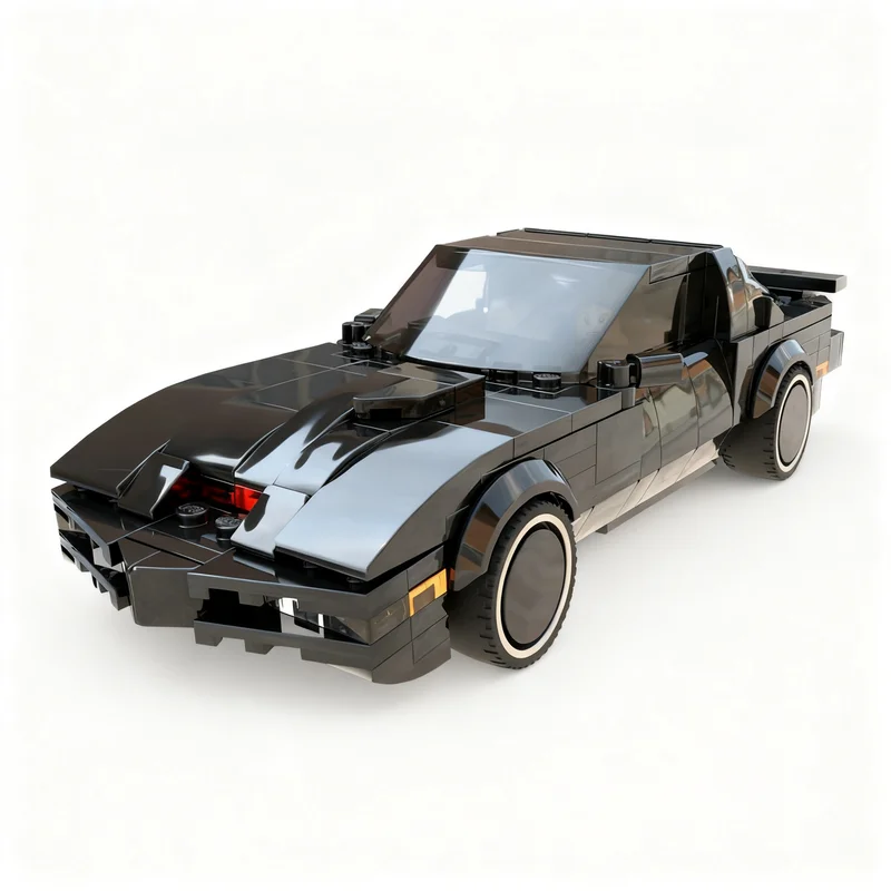 3106pcs MOC Mocturnal Knight Rider KITT FLAG Mobile Command Unit Racing Series Model Building Blocks DIY Art Set Mega Toy Gift - view 3