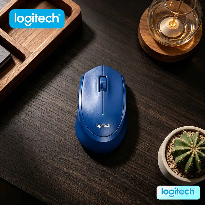 

Бесшумная беспроводная мышь Logitech M330 2,4 ГГц с USB-наноприемником, энергосберегающая, для ПК, Mac, ноутбуков, офиса, кабинета