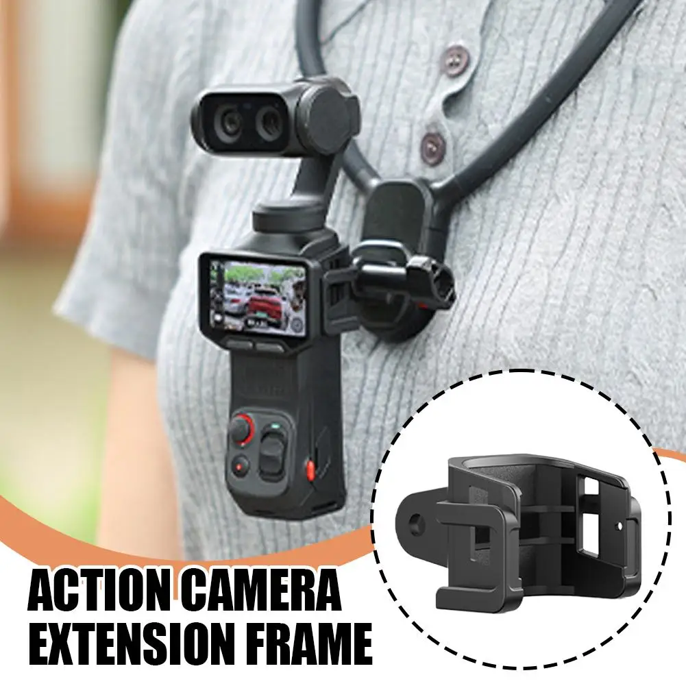 Protective Expans Frame for Insta360 Luna Ultra Cold Shoe Mount Windproof For GoPro Adapter Quick Release Bracket Accessories