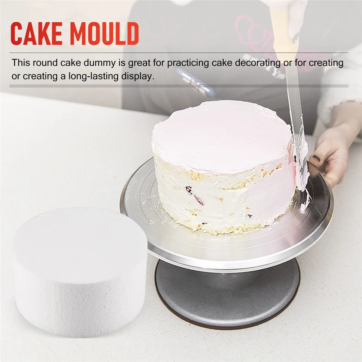 Round Cake Dummy (6 inch)