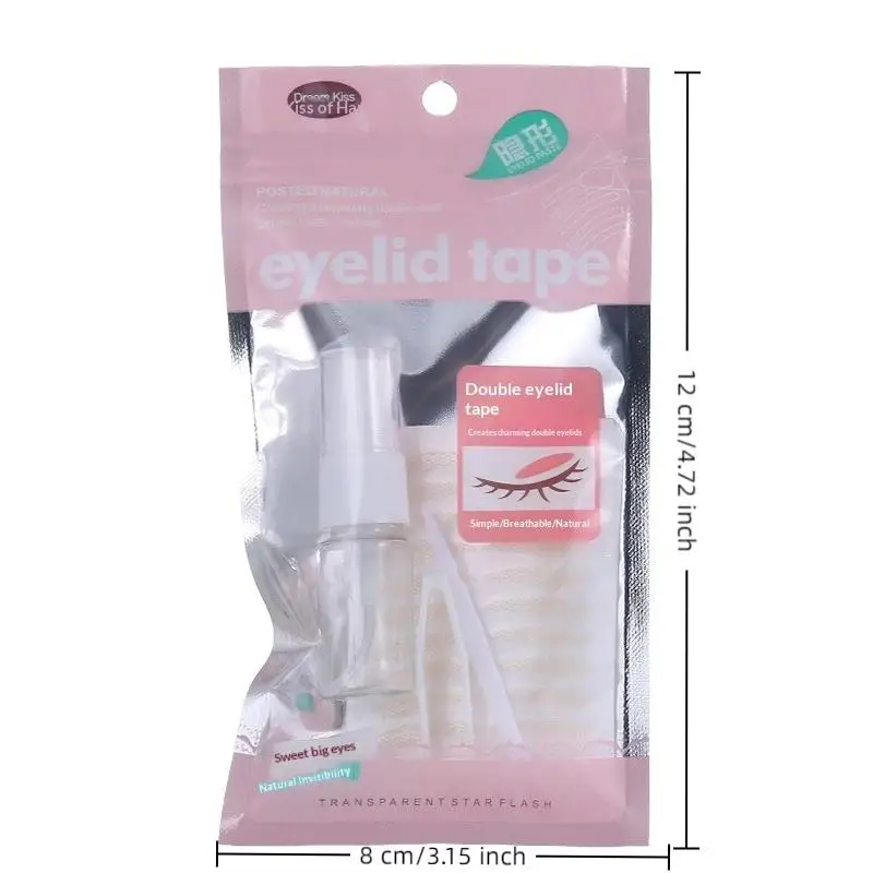 Invisible Fiber Eye Lift Stickers Waterproof Breathable Double Eyelid Tape Lift Sagging Eyelids Lace Mesh Eyelid Sticker Eyelid