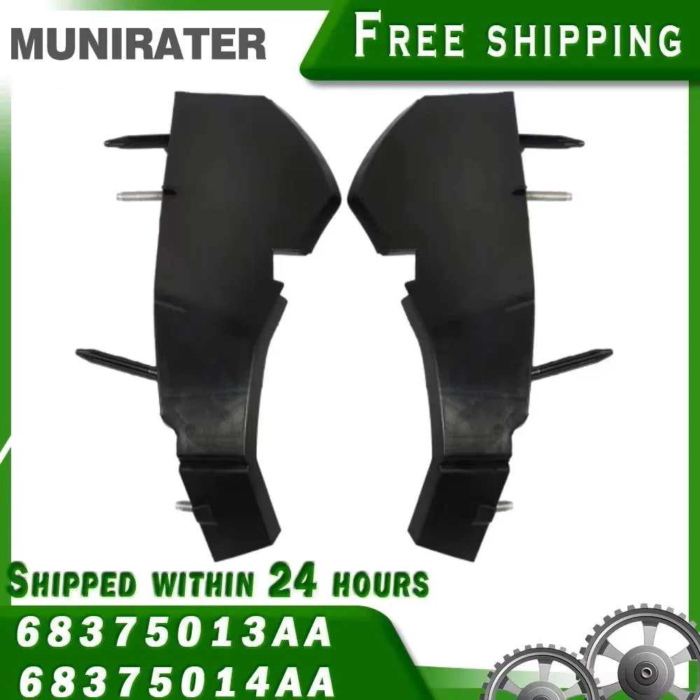 

Right Left Side Front Fascia Bumper Bracket Black Replacement for 2015 2016 2017 2018 2019 2020 2021 Challenger