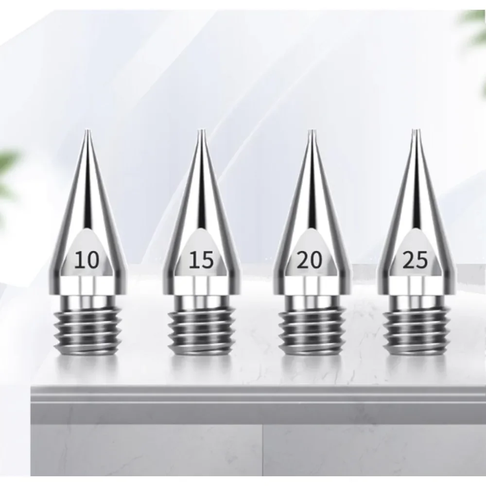 304 Stainless Steel HN High Precision One-Piece Glue Dispensing Needle Double Thread Tapered Integrated Conical Tip