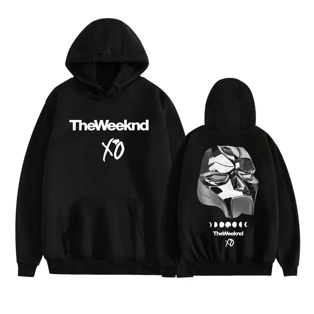 The Weeknd XO AHTD Tour Mask Merch Hoodies Men's Women Fashion Vintage Harajuku Sweatshirts Casual Fleece Long Sleeve Pullovers