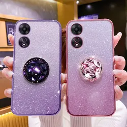 Honor X5 Plus Diamond Holder Case,Luxury Cover For Huawei Honor X5 Plus X9 Nova Y70 Y90 Y91 Bling Ring Cover Cases HonorX5plus