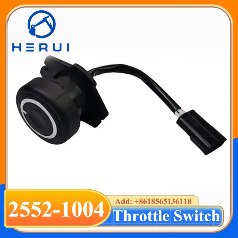 300661-00004 2552-1004 Fuel Dial Throttle Knob Switch for DH220-5 DX140 DX210 DX225LC DX300 DX340 Excavator