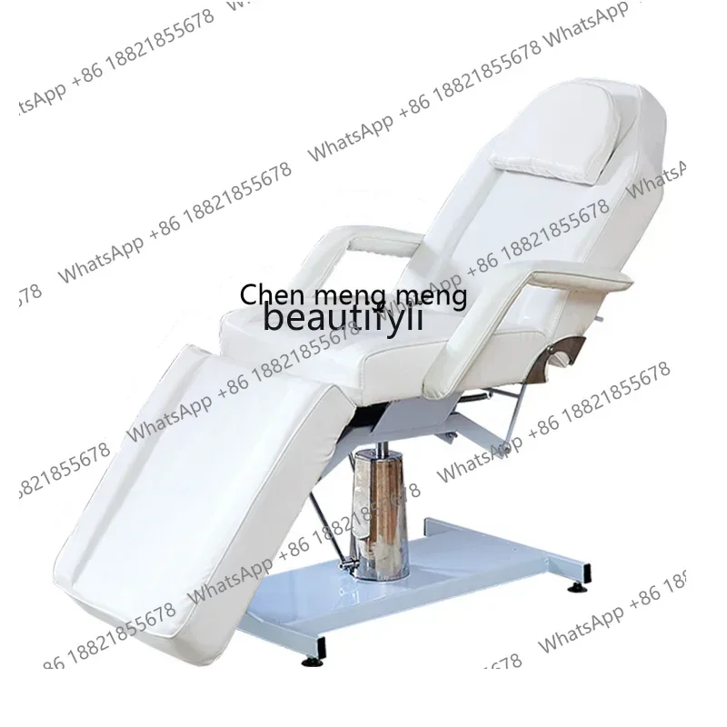 G153  Beauty Salon Folding Facial Bed Multifunctional Tattoo Couch Hydraulic Lifting Beauty Tattoo Bed