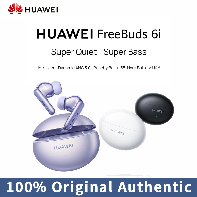 HUAWEI FreeBuds 6i Wireless Headphone Dynamic Unit ANC Active Noise Cancellation 27dB Hi-Res high-resolution sound quality