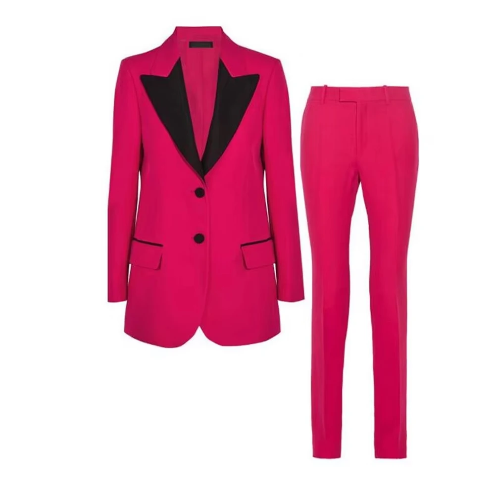 Fuchsia Peak Lapel … - image