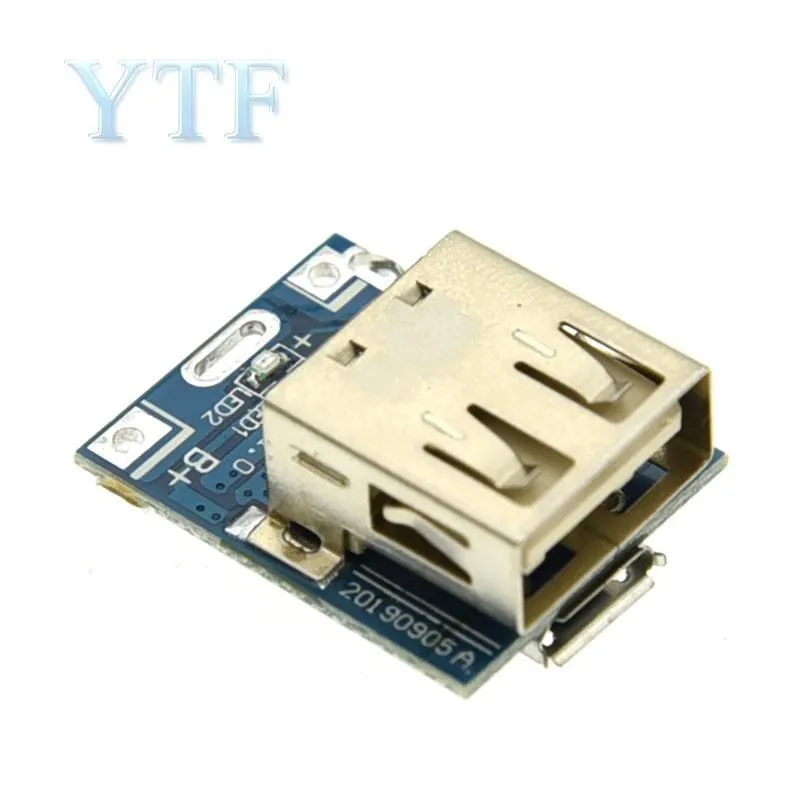 5pcs 5V Boost Step Up Power Module Lithium LiPo Battery Charging Protection Board LED Display USB for DIY Charger 134N3P Program