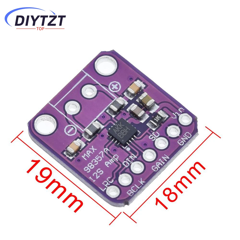 1/5PCS MAX98357 MAX98357A I2S 3W Class D Amplifier Breakout Interface I2S DAC Decoder for Audio