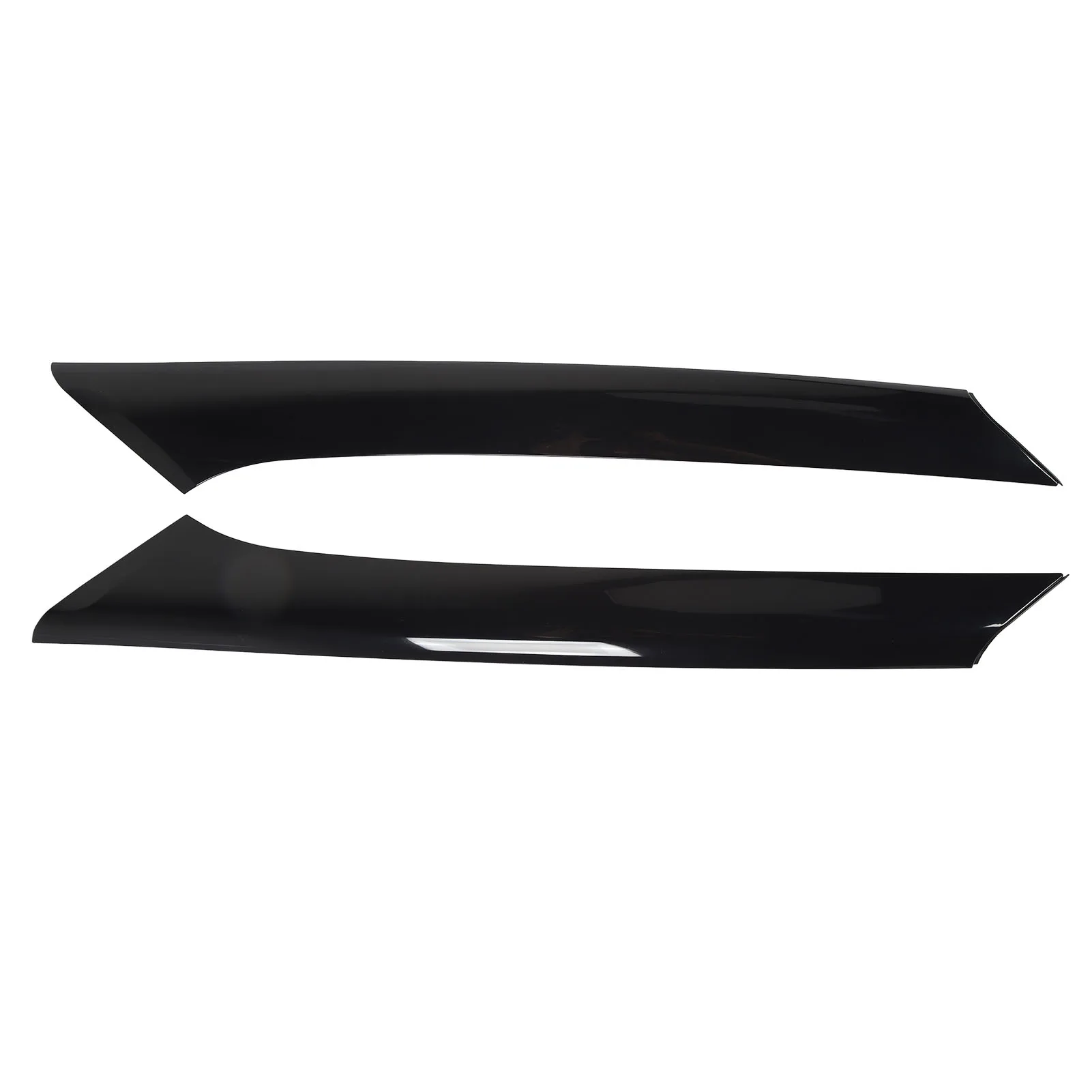 

2 PCS DW1725 Black Windshield Outer Side Pillar Molding Trim - Replacement for Ford Flex 2009-2019 - Durable Auto Accessory