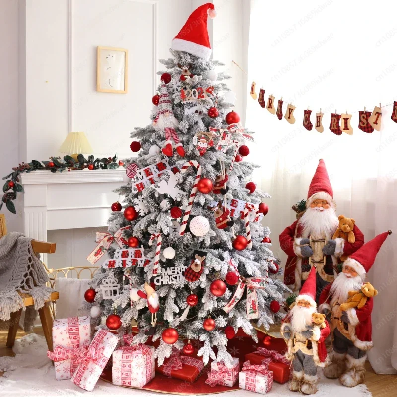 1.8 meters Christmas tree decoration household large and small handmade DIY ornaments Christmas decorations scene arrangement