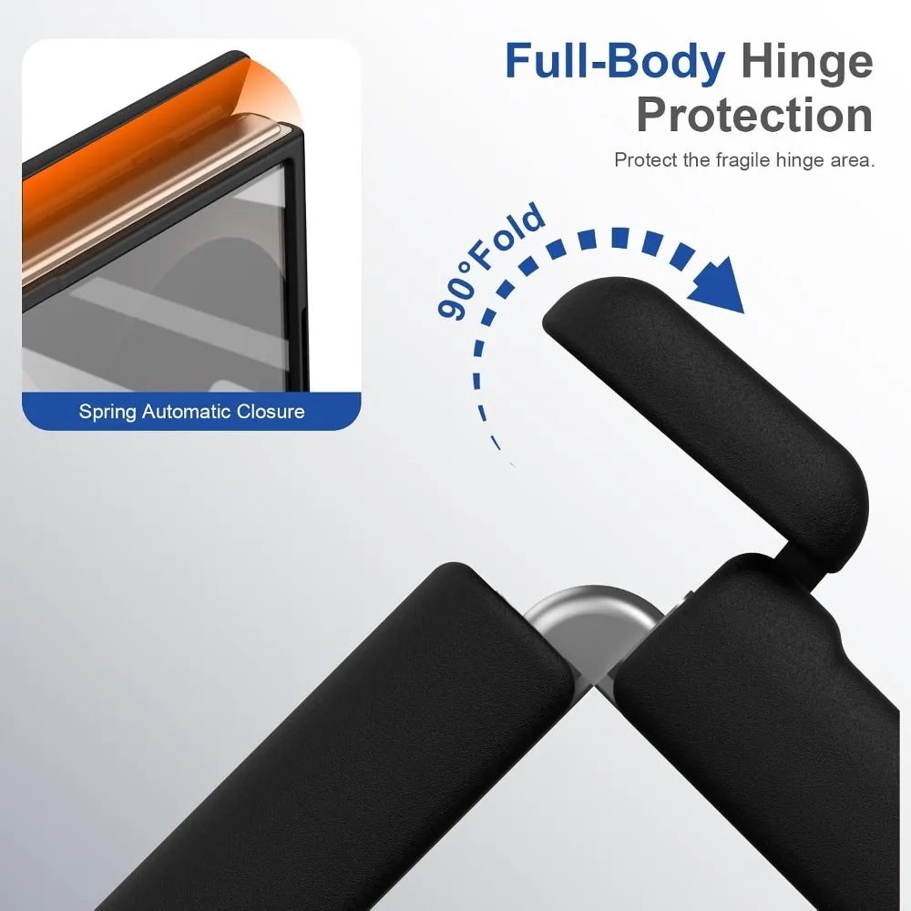 For Samsung Z Fold 8 Ultra Magsafe Case Built-in Screen Protector Skin Feel PC Full Body Cover for Samsung Galaxy Z Fold 8 7 6 5 view 4
