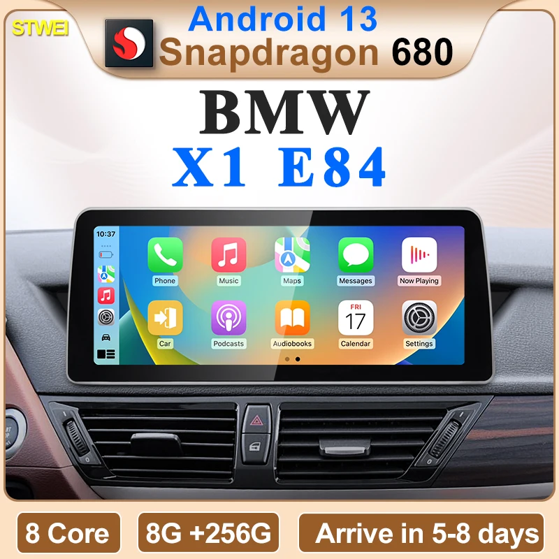 2024 New ID6 ID7 ID8 Android 13 Qualcomm680 Snapdragon6225 8GB 256GB 12.3inch For BMW X1 E84 Car CarPlay AUTO Gps Naviigation