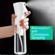 

High Pressure Continuous Spray Bottle Hair Care Makeup Water Replenishing Spray Bottle Separate Bottle Press Mist Spray Bottle