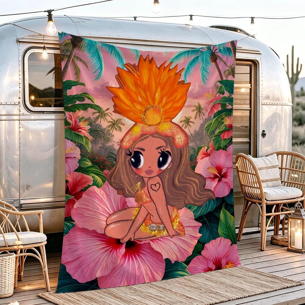 Singer Karol G Tropicoqueta flag Campsite Atmosphere Hanging Banner Outdoor Garage Party Decor Advertising