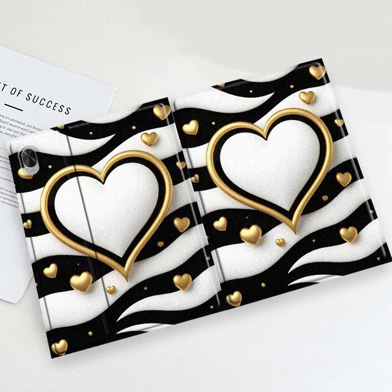 Heart Shaped Art Soft For Huawei MediaPad 11 M5 M6 ES Pro M5Lite Honor Pad V7 V8 X7 X8 X9 GT Pro Tab Tablet Case