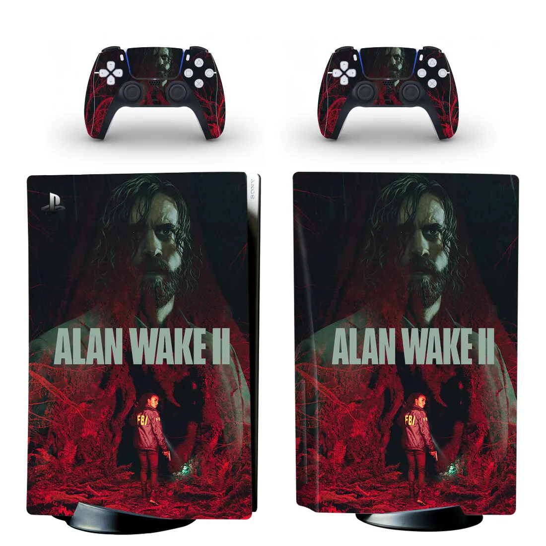 alan-wake-2-ps5-disco-pele-adesivo-vinil-protetor-decalque-capa-para-console-controlador