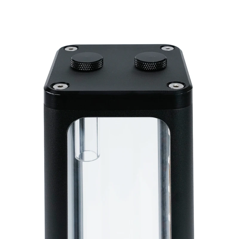 Imagem -04 - Icemancooler Tanque de Água Pequeno Vidro Preto Apenas Bomba Ddc Compatível Reservoir Combo 5v 3pin Argb Light System Dx3120