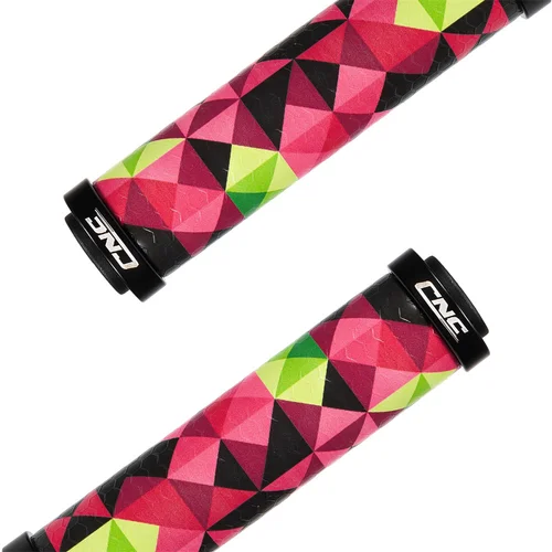 Imagen 2 del producto Empuñaduras de bicicleta CNC MTB, bloqueo de silicona en Gel antideslizante, empuñadura de manillar de bicicleta ultraligera, piezas de accesorios de ciclismo